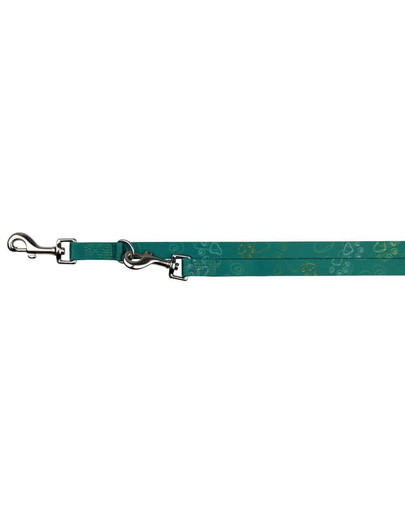 TRIXIE vodítko regulovatelné Jimmy, XS–S: 2.00 M/15 mm, nebesky modré