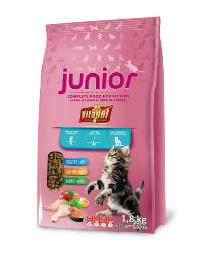 VITAPOL Karma Dla Kota Junior 1,8 kg
