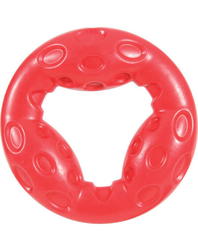 ZOLUX Hračka pro psy TPR Bubble kruh 14 cm červený