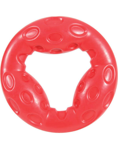 ZOLUX Hračka pro psa TPR Bubble kolo 18 cm červené