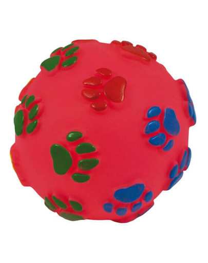 LOLO PETS Míček  vinylový s tlapkami 12cm