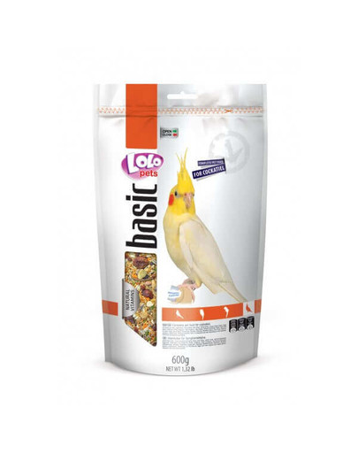 LOLO PETS Krmivo pro papoušky 0,6 kg Doypack