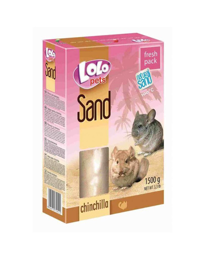 LOLO PETS Písek pro činčily 1,5kg