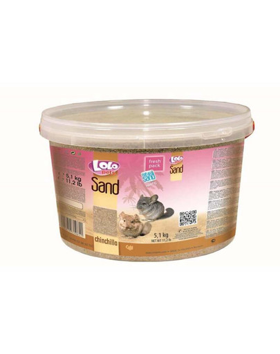 LOLO PETS Písek pro činčily-vědro 3L
