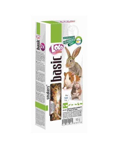 LOLO Pet Smakers pro hlodavce a králíka -Jogurt/pampeliška
