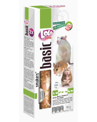 LOLO Pet Smakers pro hlodavce -Slanina