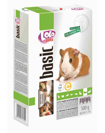 LOLO PETS Krmivo pro morčata 1kg