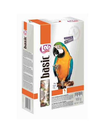 LOLO PETS Krmivo pro papoušky ovocné 0,9 kg