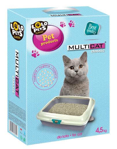 LOLO PETS Multi Cat Classic Bentonit 4,5kg