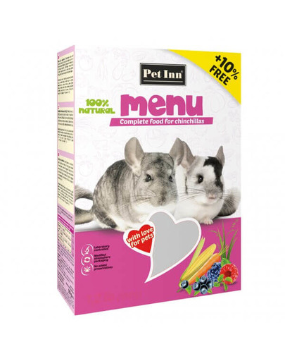 PET INN Menu Krmivo pro činčily 550g