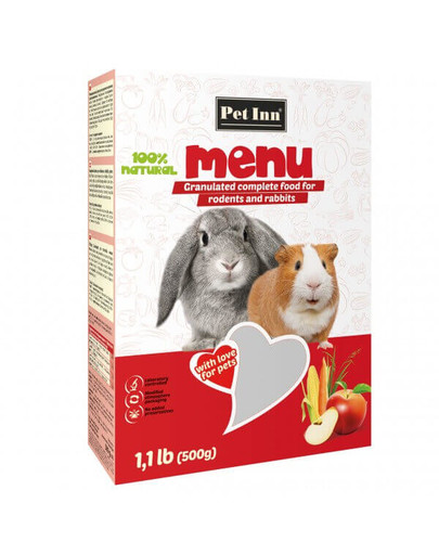 PET INN Menu granulát pro králíka 500g