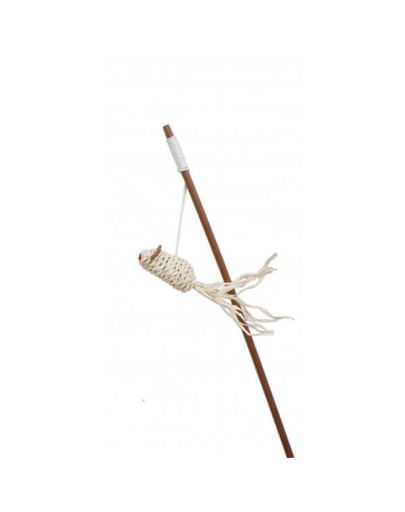 COMFY Hračka Gaia Wędka Myš se zvonkem 40 cm