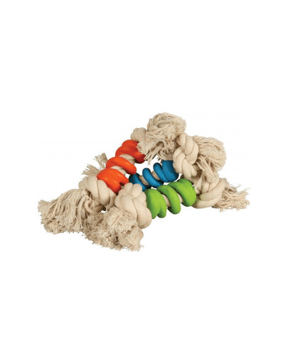 ZOLUX Hračka Twister 30 cm - provaz + guma různé barvy