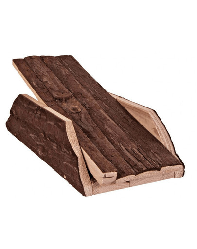 TRIXIE Houpačka pro hlodavce, přírodní dřevo 32x7x14 cm