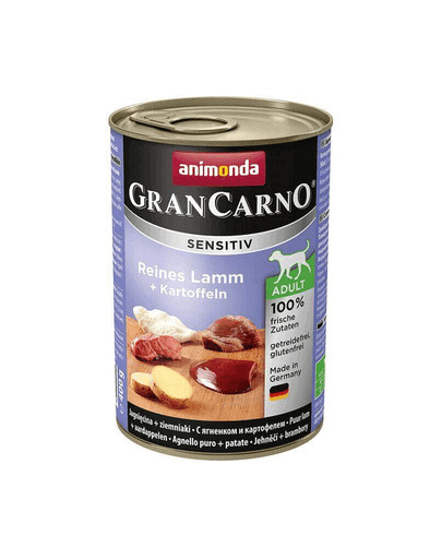 ANIMONDA Grancarno Sensitive Jehněčí a brambory 400 g