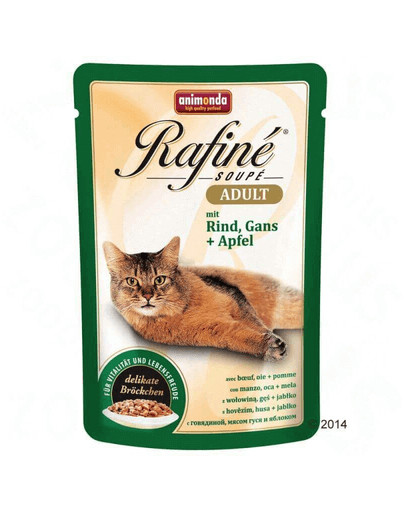 ANIMONDA kapsa Rafine Soupe Hovězí/Husa/ jablko 100 g