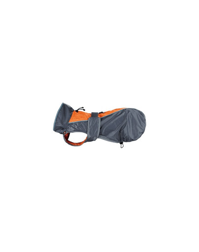 TRIXIE Vesta pro psa - pláštěnka Solid XS: 25 cm šedo/Oranžový