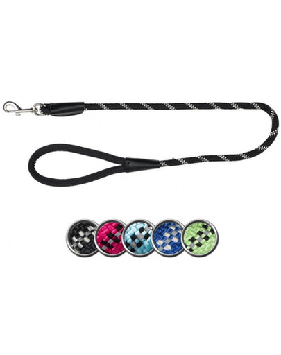 TRIXIE Vodítko Sporty Rope S–M: 1.00 m/8 mm nebesky modré