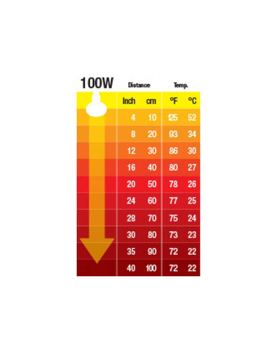EXOTERRA Topení do objímky 100W