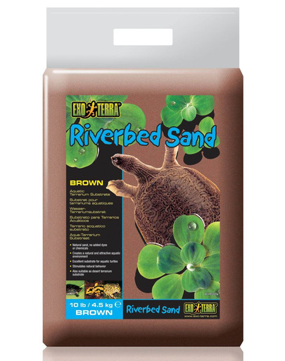 EXOTERRA Podloží pro vodní želvy Riverbed Sand 4.5kg