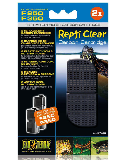 EXO TERRA Filtrační vložka uhlíková do vnitřního filtru Repti Clear F250
