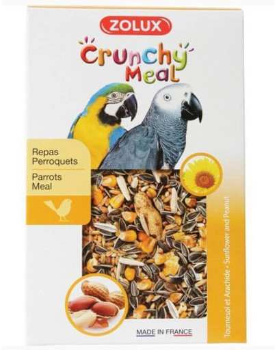 ZOLUX Crunchy Meal Pokrm pro velké ptáky 600 g