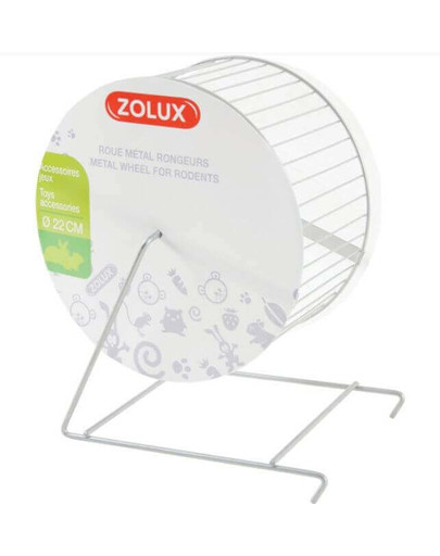 ZOLUX Běhací kolo kovové 22 cm pro fretky