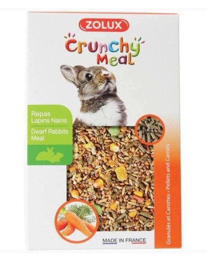ZOLUX Crunchy Meal Pokrm pro zakrslé králiky 800 g