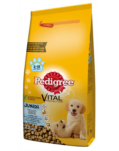 PEDIGREE Junior střední rasy 2.2 kg + 400g GRATIS