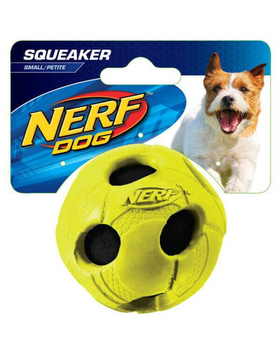 NERF Balónek pískací míč L zelený/červený