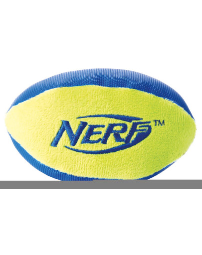NERF Nylonový rugby míč L zelený/oranžový