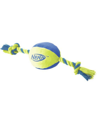 NERF Nylonový míč s provázkem M zelený/oranžový