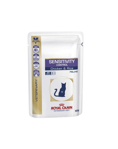 ROYAL CANIN Sensitivity Control Chicken & Rice Feline 48 x100 g