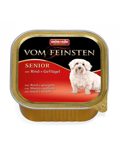ANIMONDA vom Feinsten Senior hovězí s kuřecím 150 g