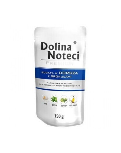 DOLINA NOTECI Premium bohatá na tresku a brokolici 150 g