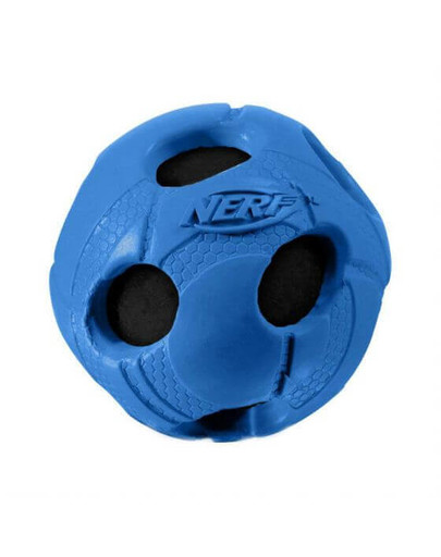 NERF Balónek pískací míč S zelený/nebesky modrý