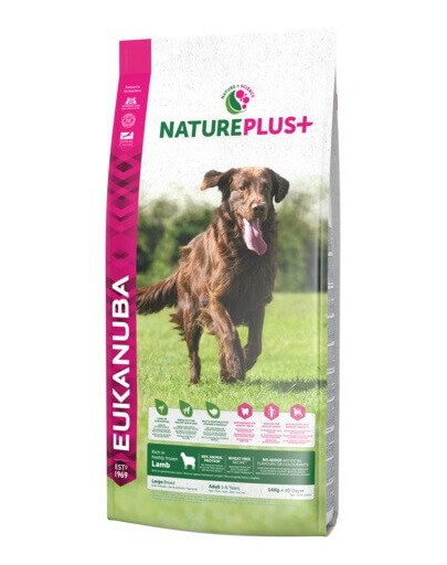 EUKANUBA Nature Plus+ Adult Large Breed Rich in freshly frozen Lamb 10 kg