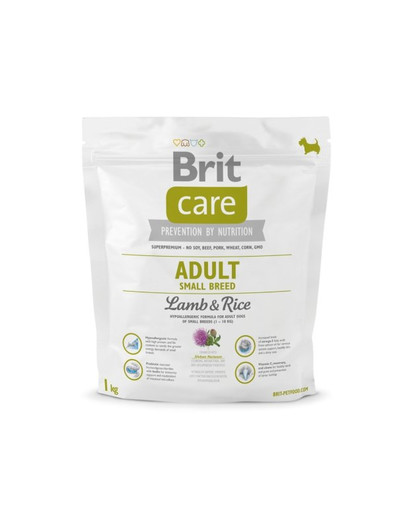 BRIT Care Adult Small Breed Lamb & Rice 1kg