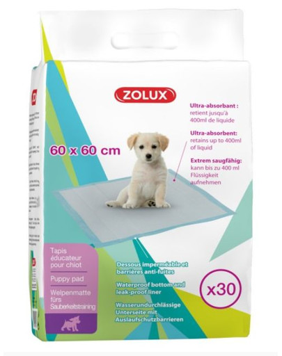 ZOLUX Absorbující rohože 60 x 60 cm 30 Ks.