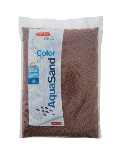 ZOLUX Aquasand Color kakaově hnědý 1 kg