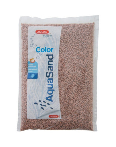 ZOLUX Aquasand Color čokoládově hnědý 1 kg