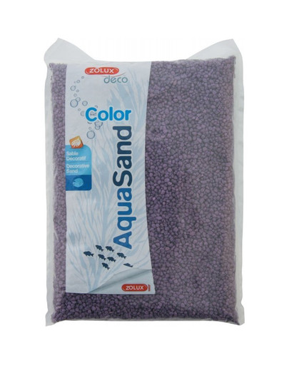 ZOLUX Aquasand Color ametystově fialová 5 kg