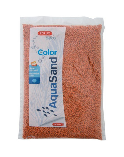 ZOLUX Aquasand Color oranžový  5 kg