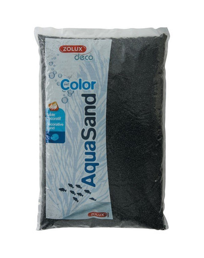 ZOLUX Aquasand Color ebenově černý 5 kg