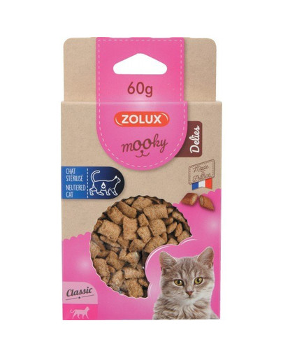 ZOLUX Pamlsek MOOKY DELIES po sterilizaci 60 g