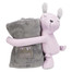 TRIXIE Junior set - deka plyšový medvídek, šedá/světle fialová