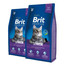BRIT Premium Cat Senior 2 x 8 kg