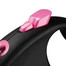 FLEXI Vodítko Black Design M Cord 5 m růžové