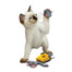 KONG Pull-a-Partz Cheezy plyšová hračka pro kočku