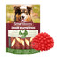 SmartBones Chicken Wrap Sticks M 5 ks tyčinky pro psy + Ježek hračka pro psa 6,5 ​​cm červená ZDARMA